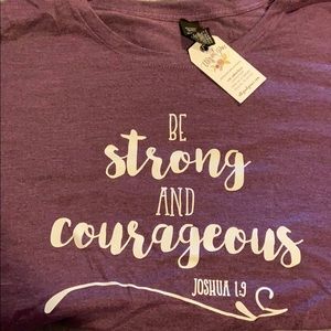 Inspirational elly and grace tshirt be strong
